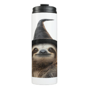 Sloth Wearing Halloween Witch Hat Classic T-Shirt Thermal Tumbler