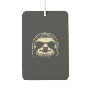 Sloth Wearing Sunglasses Graphic Sloth Shirt Men W Car Air Freshener