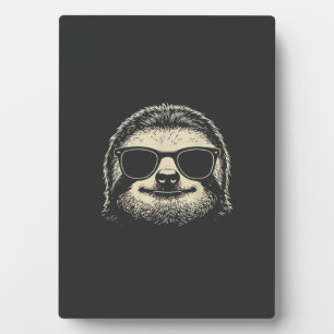 Sloth Wearing Sunglasses Graphic Sloth Shirt Men W Plaque