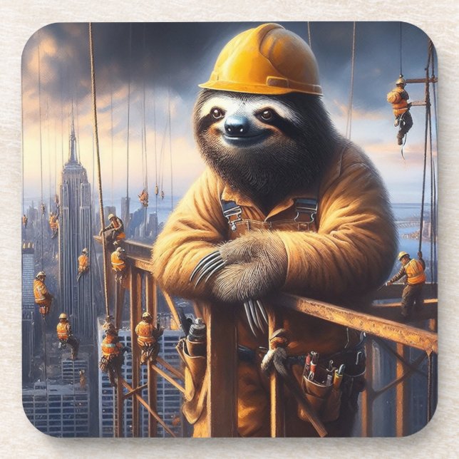 Sloth Working the High Steel Coaster (Front)