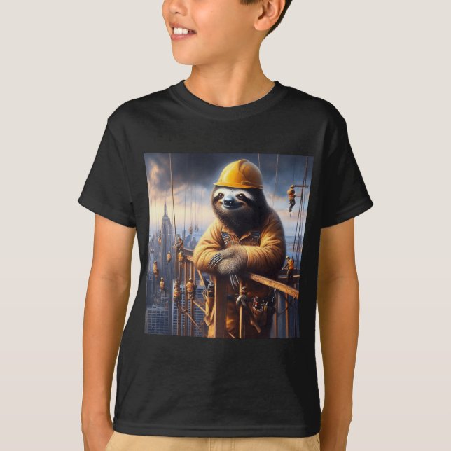 Sloth Working the High Steel T-Shirt (Front)