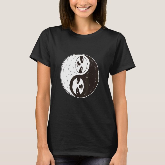 Sloth Yin Yang T-Shirt (Front)