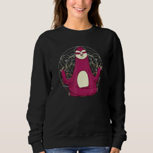 Sloth Yoga I Meditation Meditation Sports Yogafan Sweatshirt