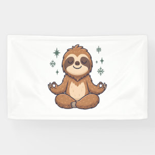 Sloth Yoga Sloth Banner