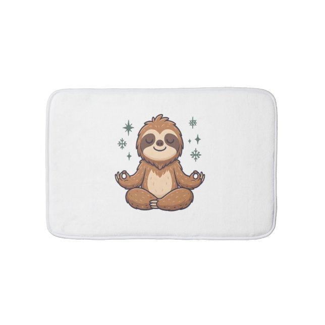 Sloth Yoga Sloth Bath Mat (Front)