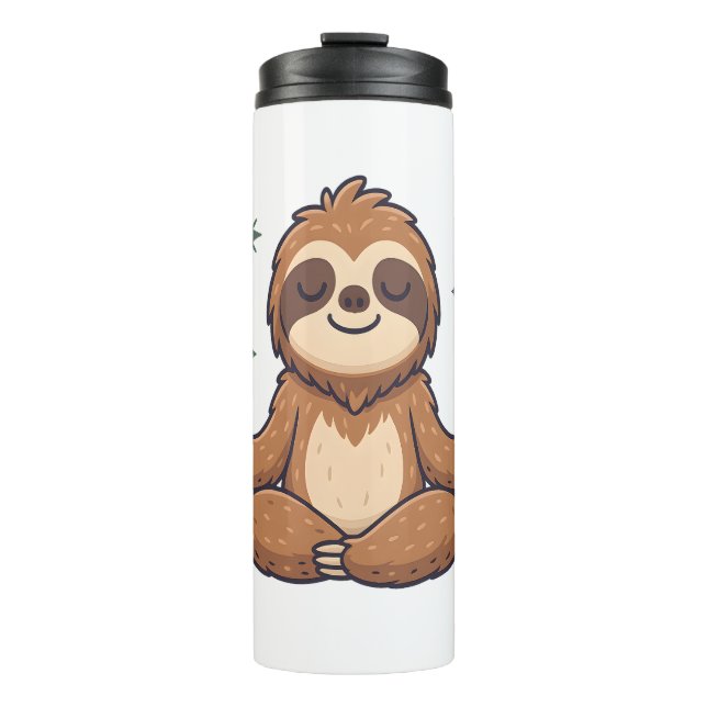 Sloth Yoga Sloth Thermal Tumbler (Front)