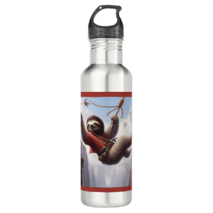 Sloth Ziplining 710 Ml Water Bottle