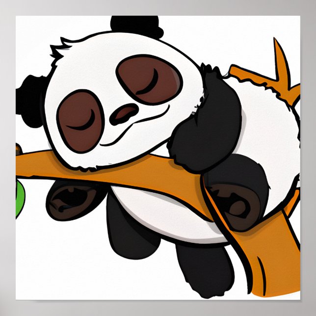 Slothful Panda Poster (Front)