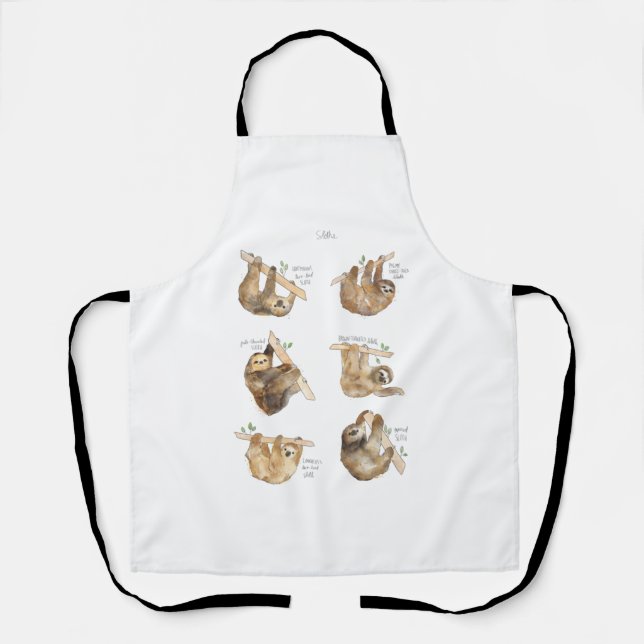 Sloths Classic  Apron (Front)