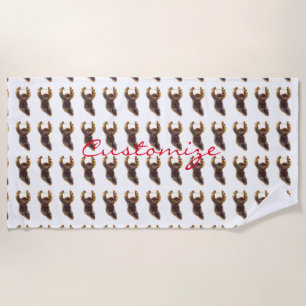 Sloths Hanging Out Thunder_Cove Beach Towel
