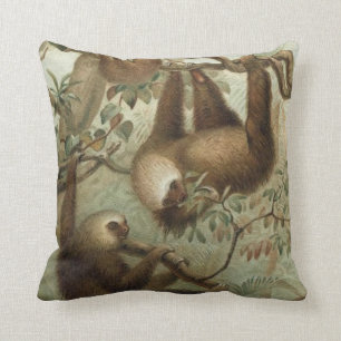 Sloths In Trees Cushion