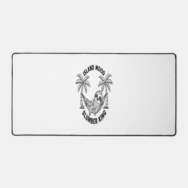 Sloth's Island Desk Mat (Front)