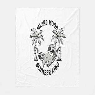 Sloth's Island Fleece Blanket