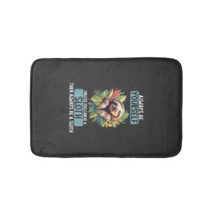 Sloths Sloth T-Shirt Bath Mat