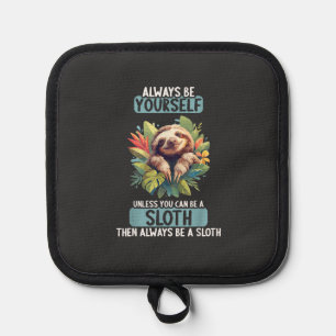 Sloths Sloth T-Shirt Pot Holder