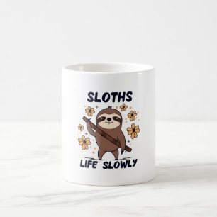 Sloths Taking Life Slowly Coffee Mug