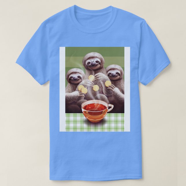 sloths waiting for breakfast T-Shirt (Design Front)