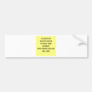 SLOTS.jpg Bumper Sticker