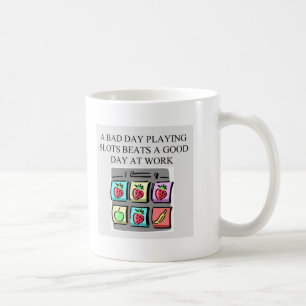 slots player casino gambler coffee mug