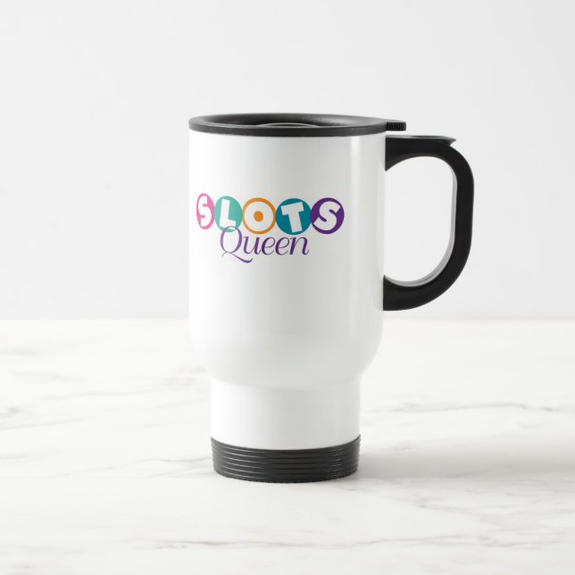 Slots Queen Travel Commuter Mug (Right)