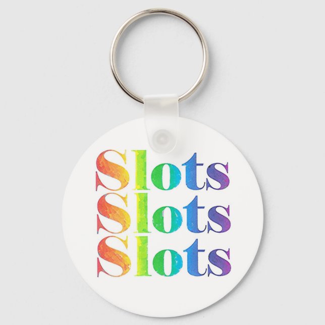 Slots Slots Slots Key Ring (Front)