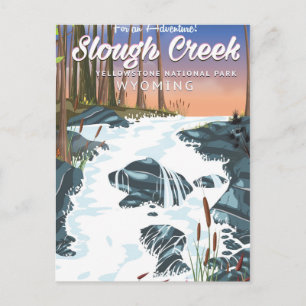 Slough Creek,Yellowstone national park Postcard