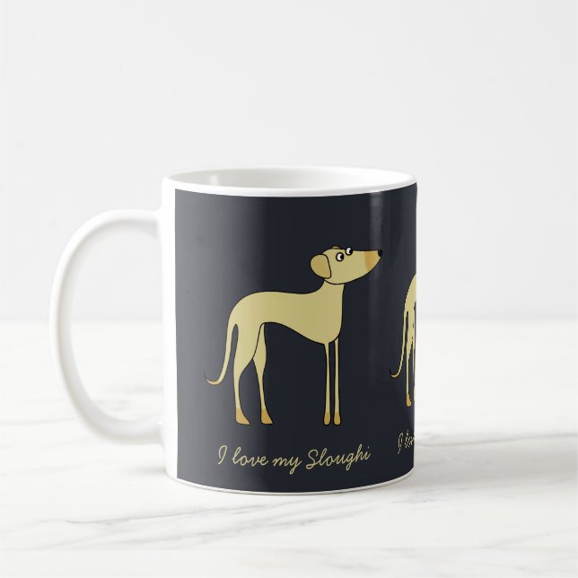 Sloughi Dog Coffee Mug (Left)