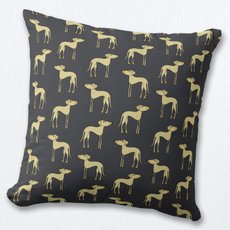 Sloughi Dog Pattern Cushion