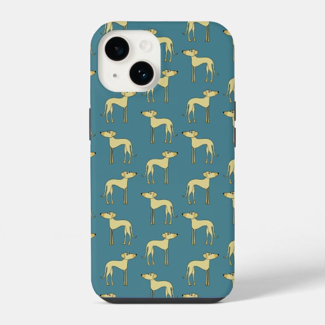 Sloughi Dog Pattern iPhone Case (Back)