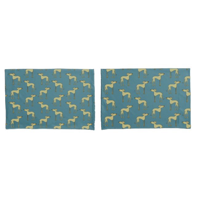 Sloughi Dog Pattern Pillowcase (Front-Set)