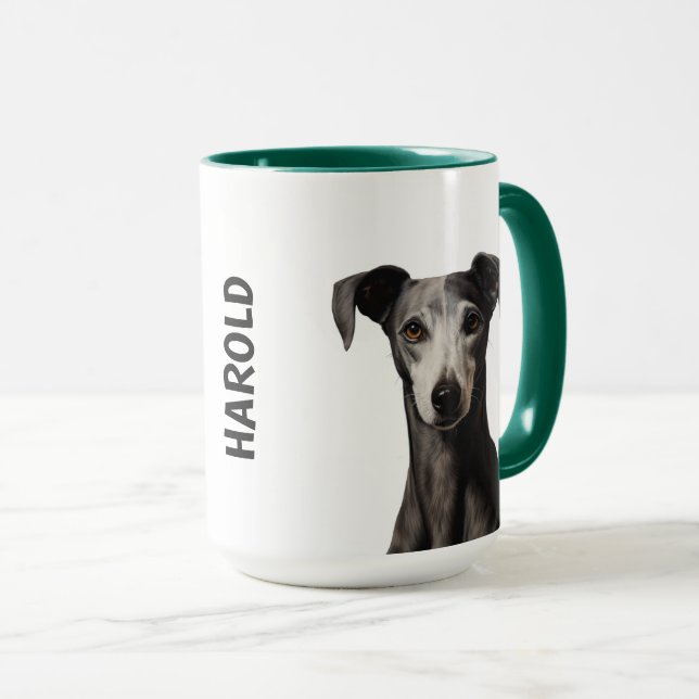 Sloughi Personalised  Mug (Front Right)