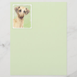 Sloughis Painting - Cute Original Dog Art