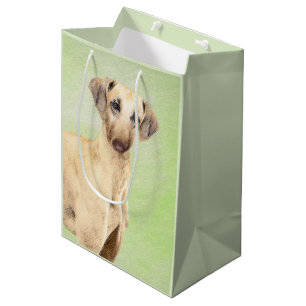 Sloughis Painting - Cute Original Dog Art Medium Gift Bag