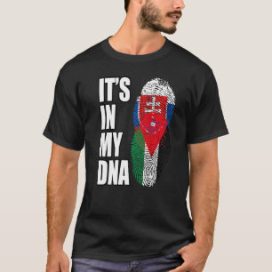 Slovak And Jordanian Vintage Heritage Dna Flag T-Shirt