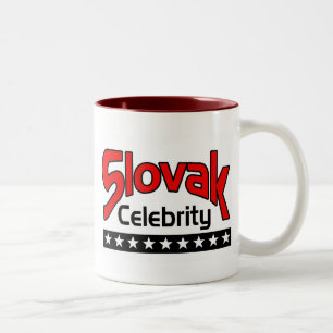 Slovak Celebrity Two-Tone Coffee Mug