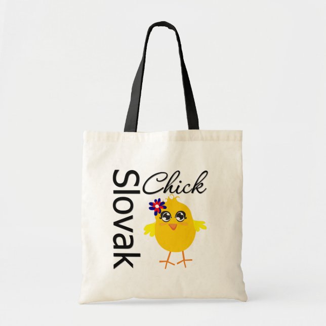 Slovak Chick Tote Bag (Front)