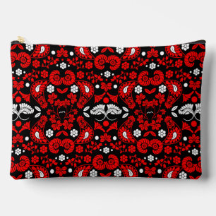 Slovak Country Folk Art Accessory Pouch