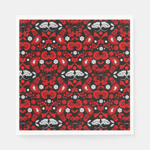 Slovak Country Folk Art Napkin