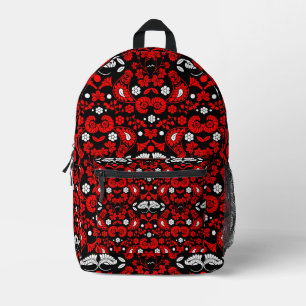 Slovak Country Folk Art Printed Backpack