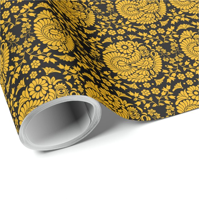 Slovak Country Folk Art Wrapping Paper (Roll Corner)