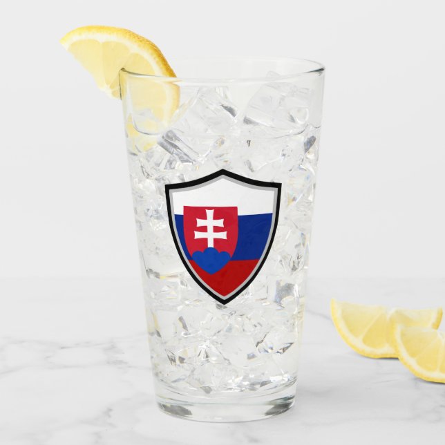 Slovak flag glass (Front Ice)