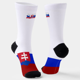 Slovak flag socks
