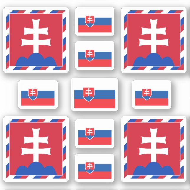 Slovak state symbols / coat of arms and flag (Front)