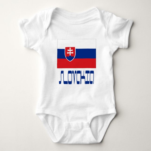 Slovakia Baby Bodysuit (Front)
