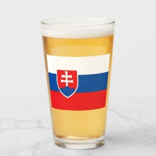 SLOVAKIA BEER GLASS