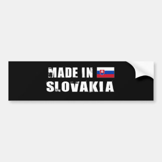 SLOVAKIA BUMPER STICKER