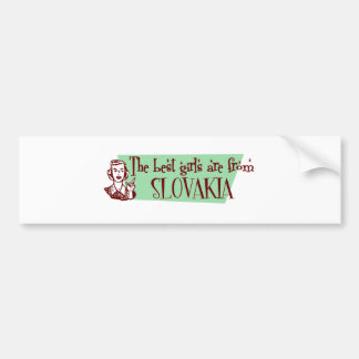 SLOVAKIA BUMPER STICKER