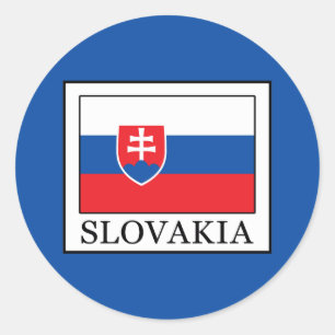 Slovakia Classic Round Sticker