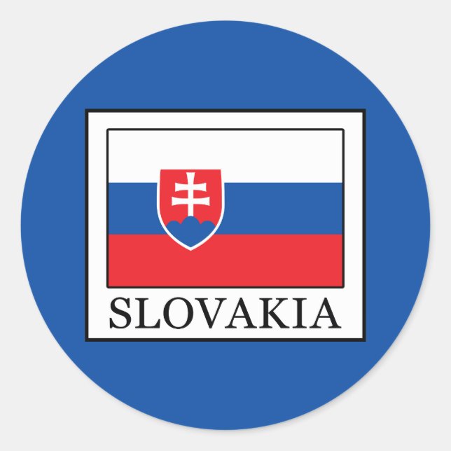 Slovakia Classic Round Sticker (Front)