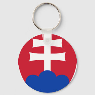 Slovakia coat of arms key ring